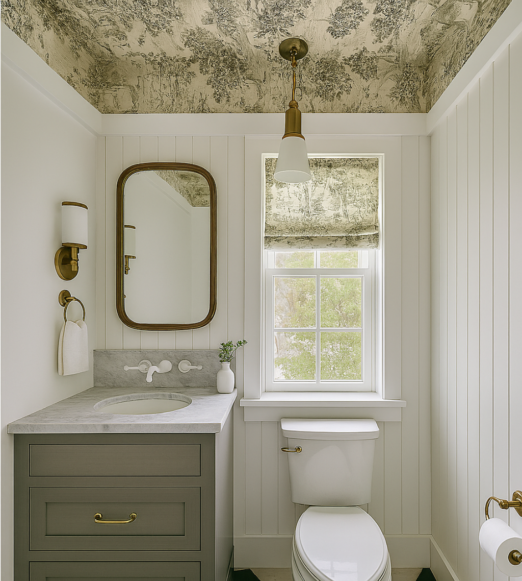 Creative Bathroom Wallpaper Ideas