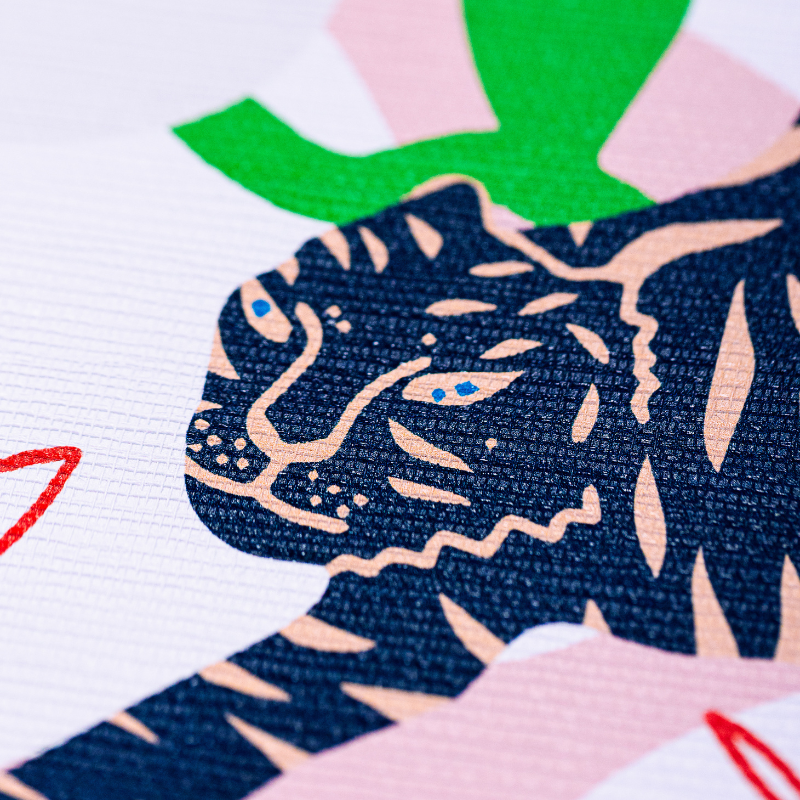 Colorful Peel and Stick Wallpaper | Step-by-Step Guide to Installing Bathroom Wallpaper | Funky Paper Co.