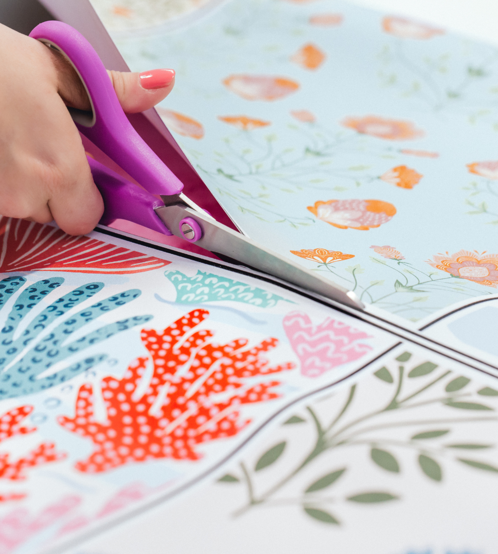 Wallpaper samples by Funky Paper Co
