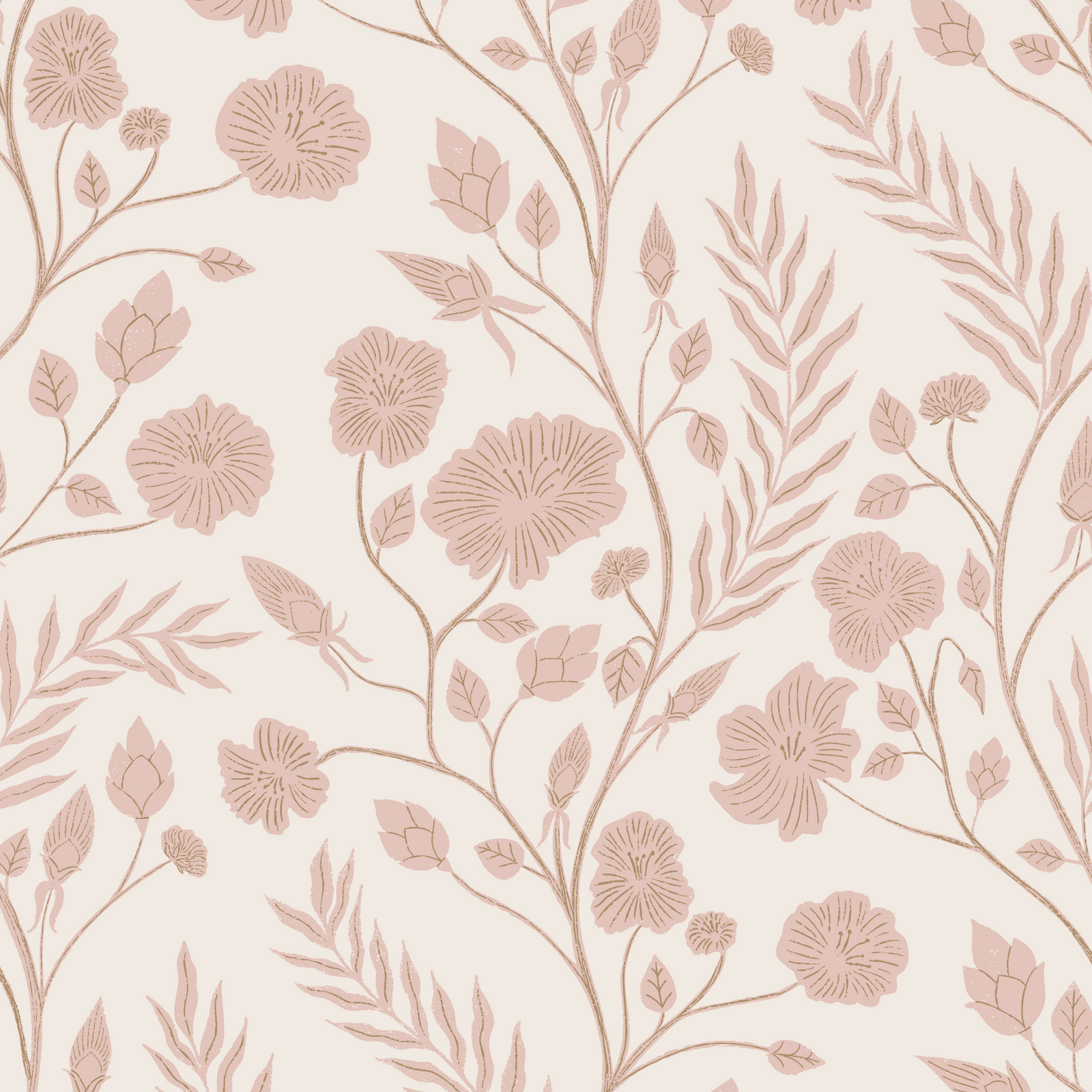 Untamed Vines - Pink
