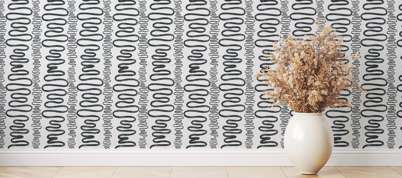 11 Stunning Black and White Wallpaper Ideas for Every Room (with Pictures) by Funky Paper Co