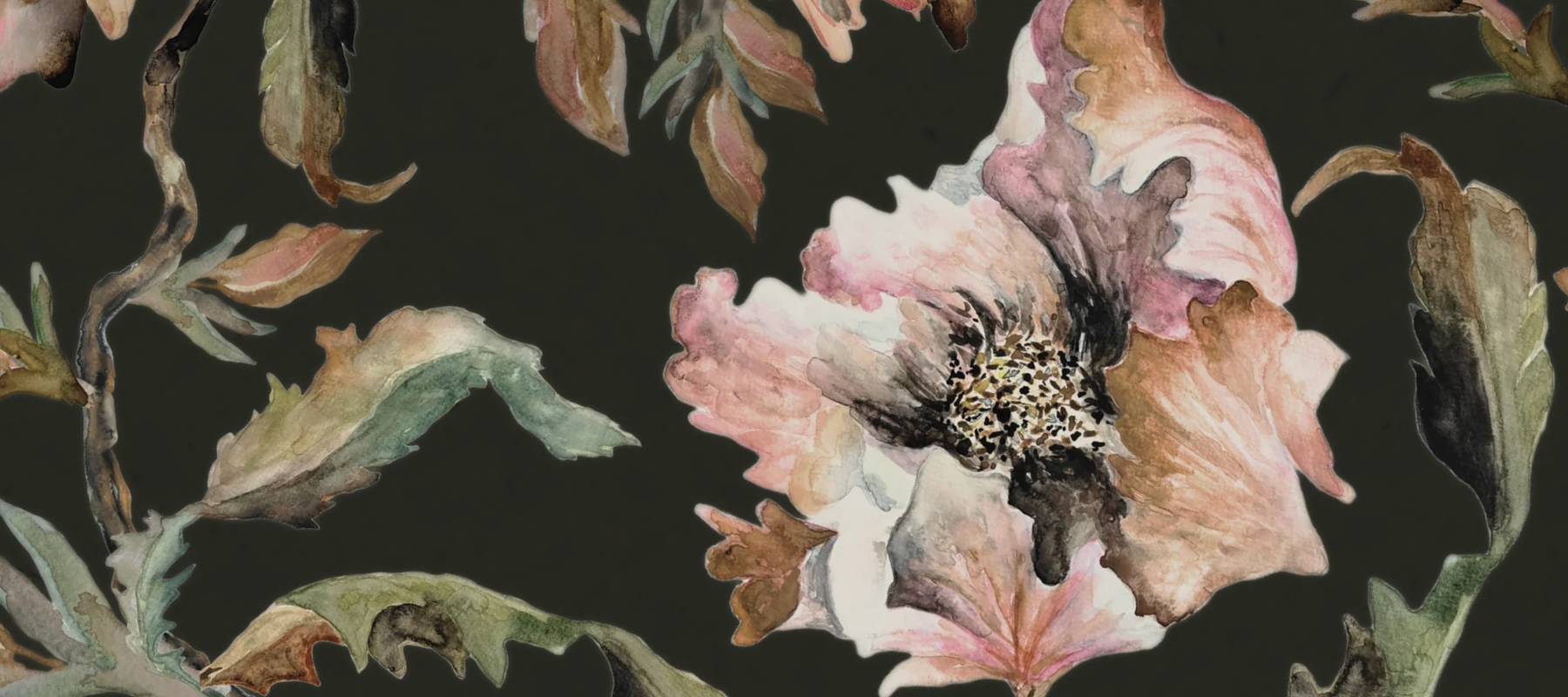 Black Wallpaper: 10 Dramatic Prints That Make Any Room Look Luxe by Funky Paper Co