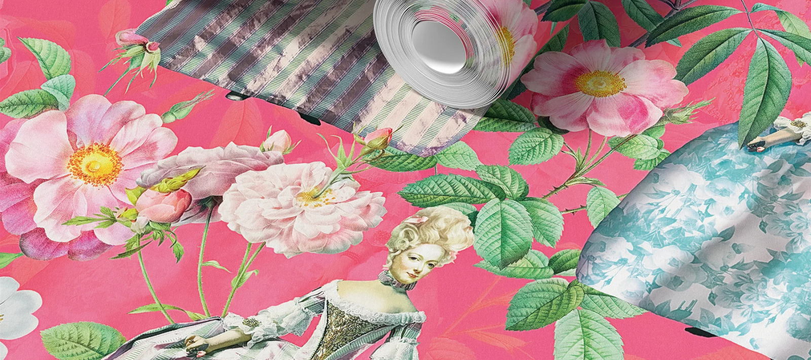 Frilly and Feminine Coquette Wallpaper Funky Paper Co