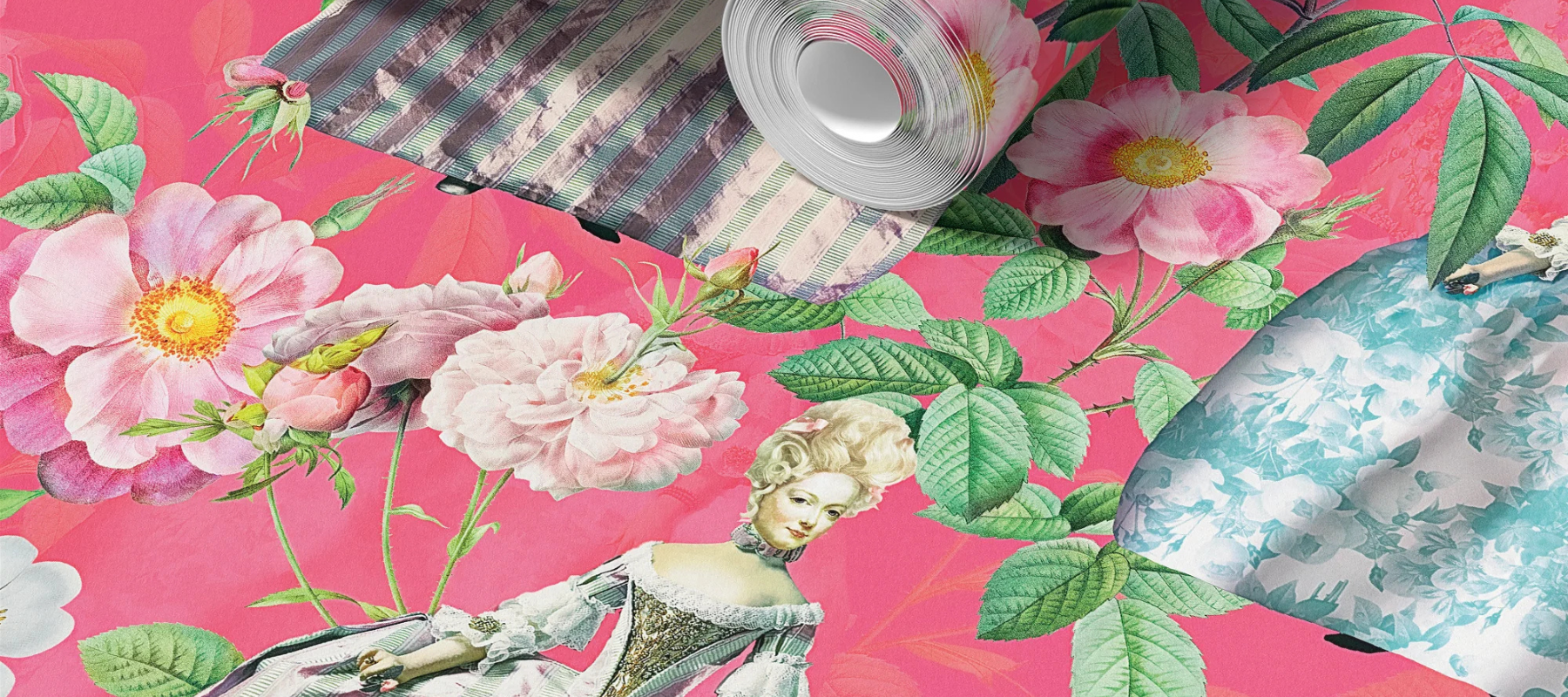 Frilly and Feminine Coquette Wallpaper Funky Paper Co
