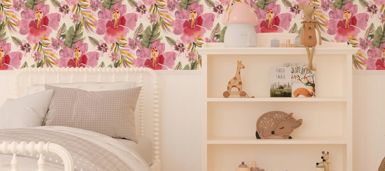 Tropical Wallpaper: 12 Bold Prints for a Staycation by Funky Paper Co