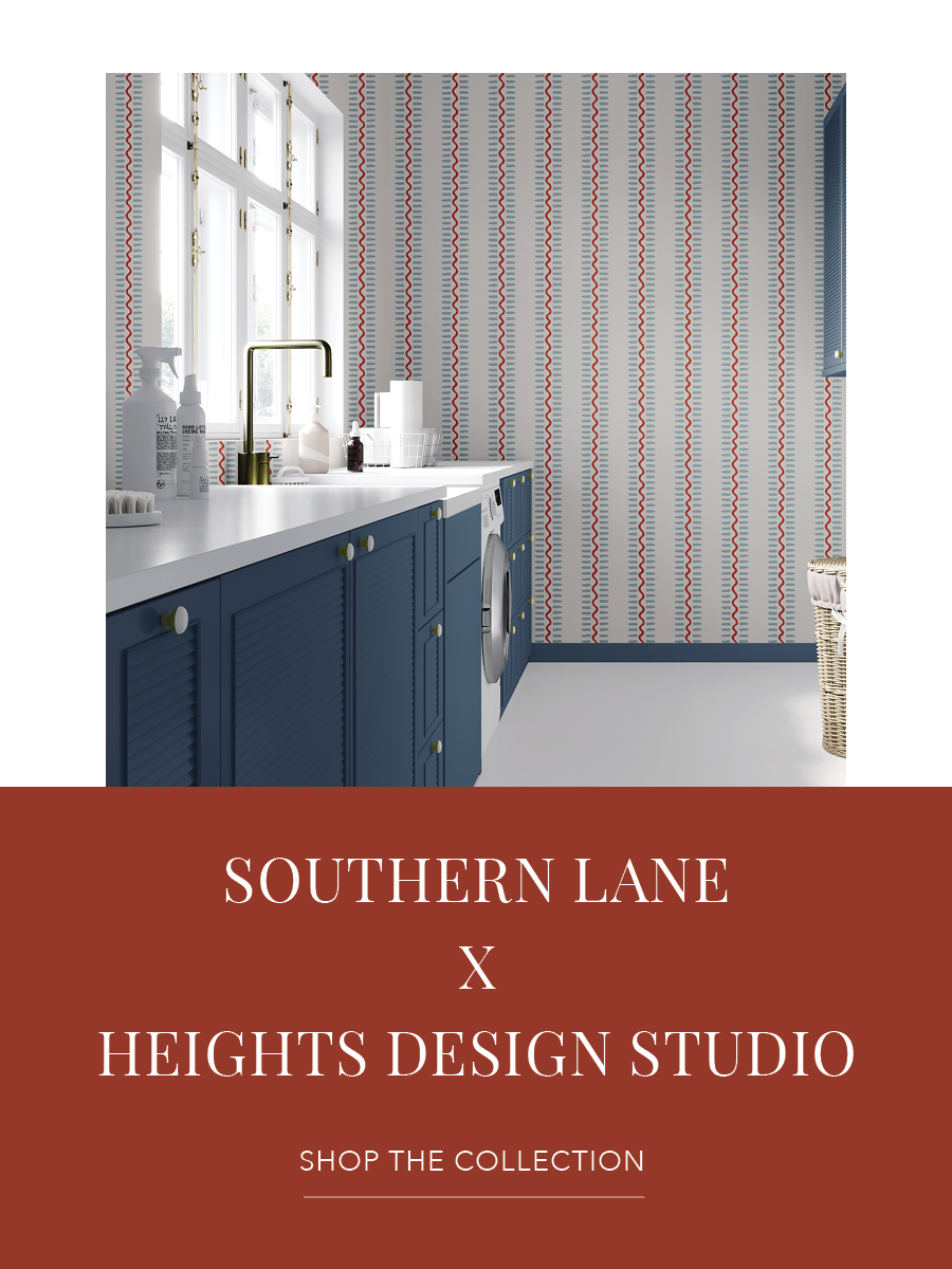 Southern Lane Artist Wallpaper Collection | A fresh, colorful take on traditional design. Blending Southern charm with timeless patterns. | Funky Paper Co