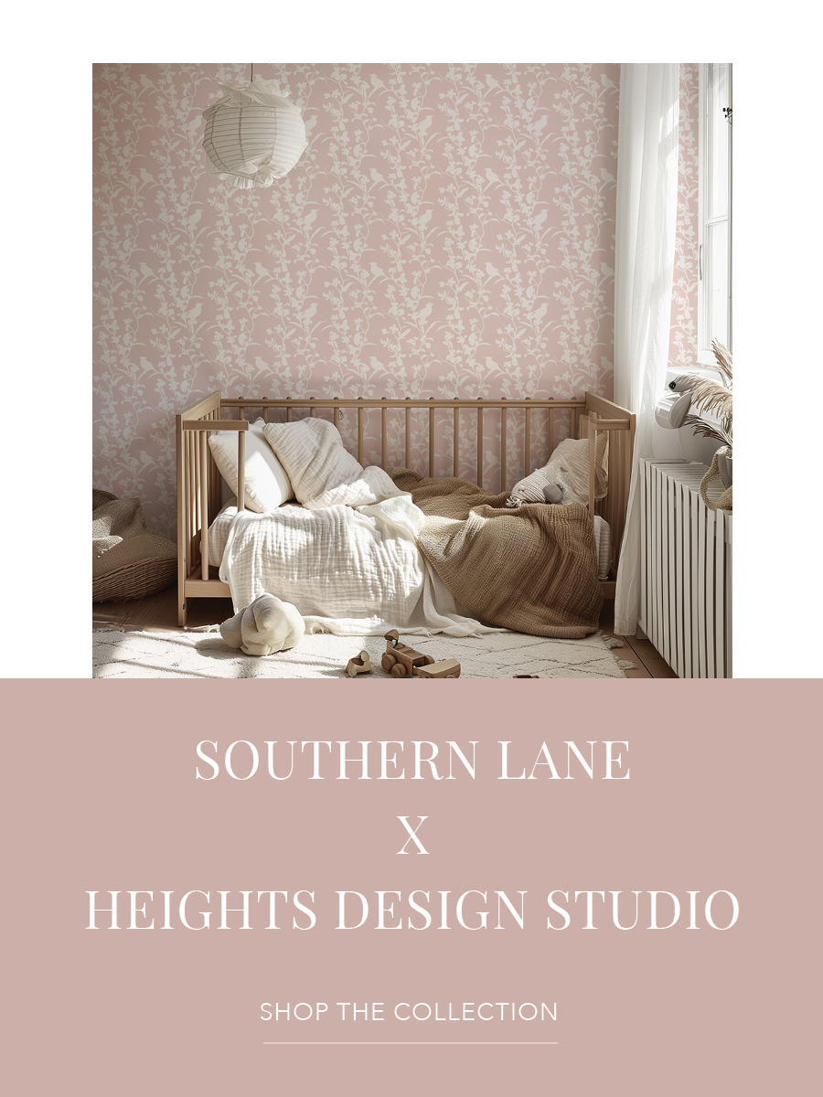 Southern Lane Artist Wallpaper Collection | A fresh, colorful take on traditional design. Blending Southern charm with timeless patterns. | Funky Paper Co