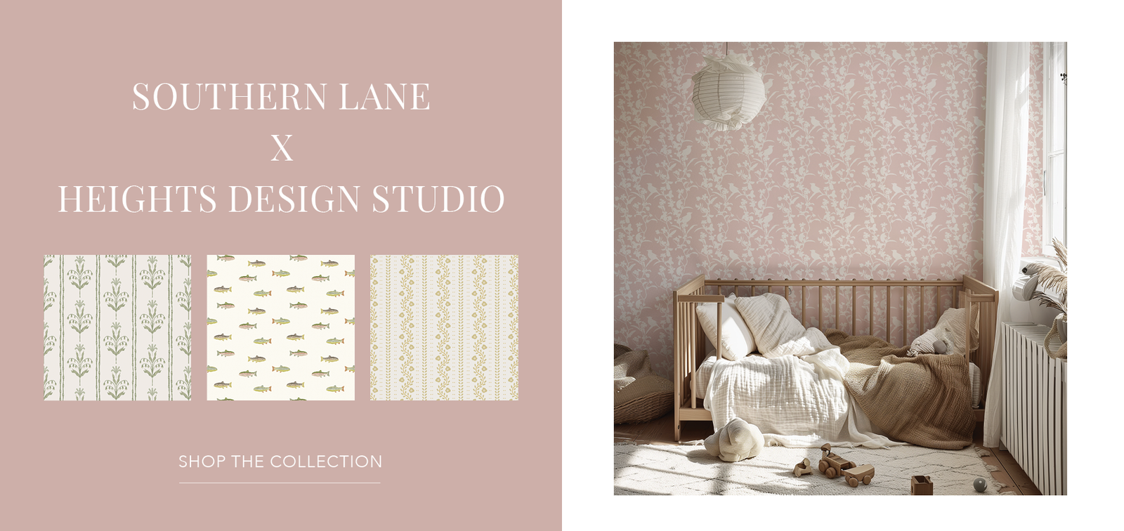 Southern Lane Artist Wallpaper Collection | A fresh, colorful take on traditional design. Blending Southern charm with timeless patterns. | Funky Paper Co