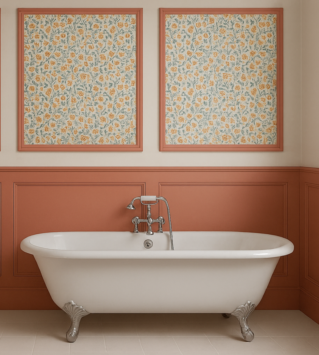 Creative Bathroom Wallpaper Ideas