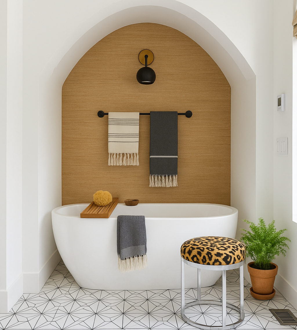 Creative Bathroom Wallpaper Ideas