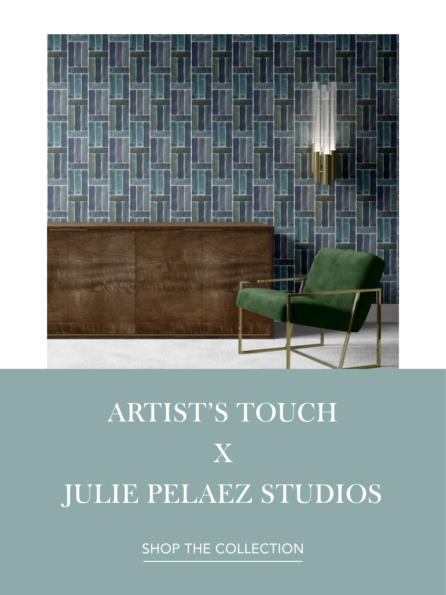 Artist's Touch Artist Wallpaper Collection | Painterly prints with layered paint, bleeding colors and handmade marks from original art | Funky Paper Co