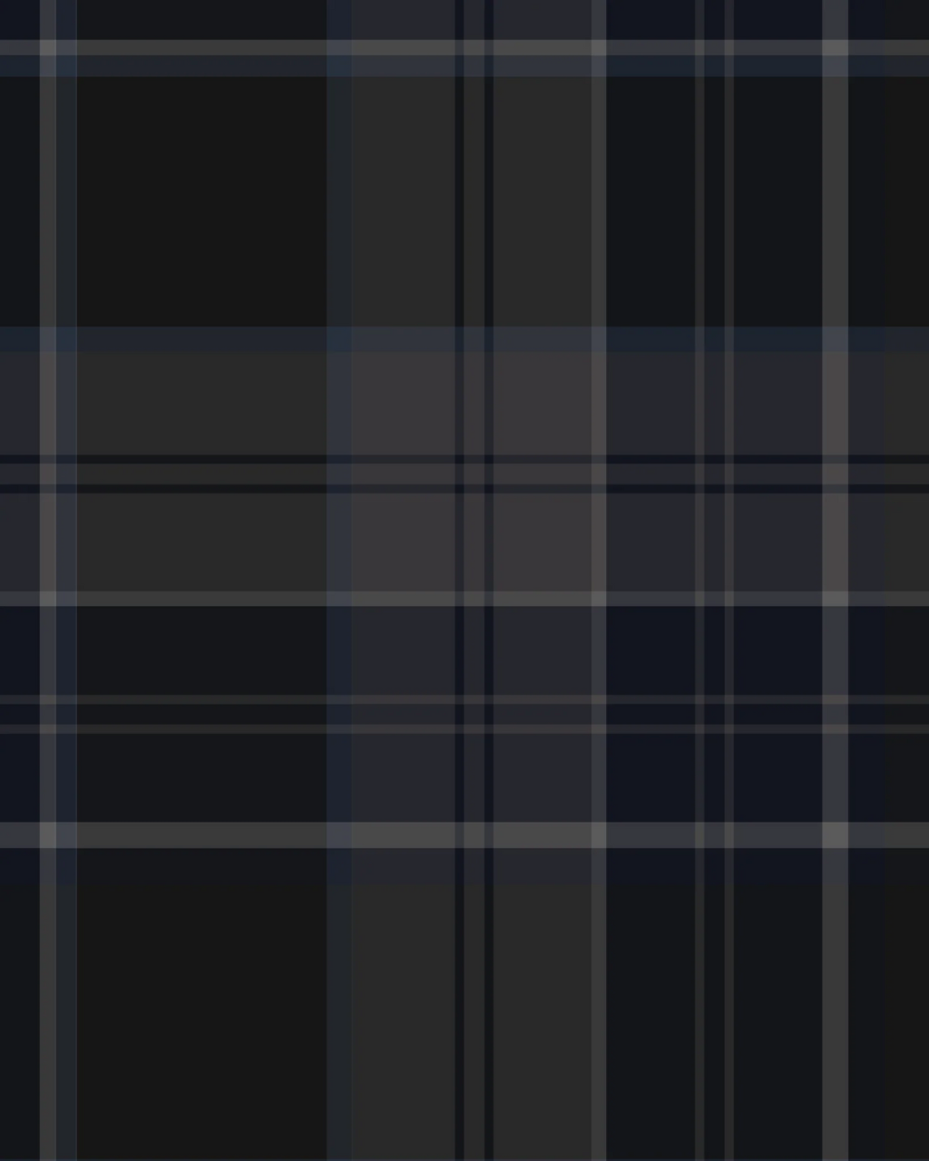 Bedroom Plaid peel and stick wallpaper in slate by Funky Paper Co