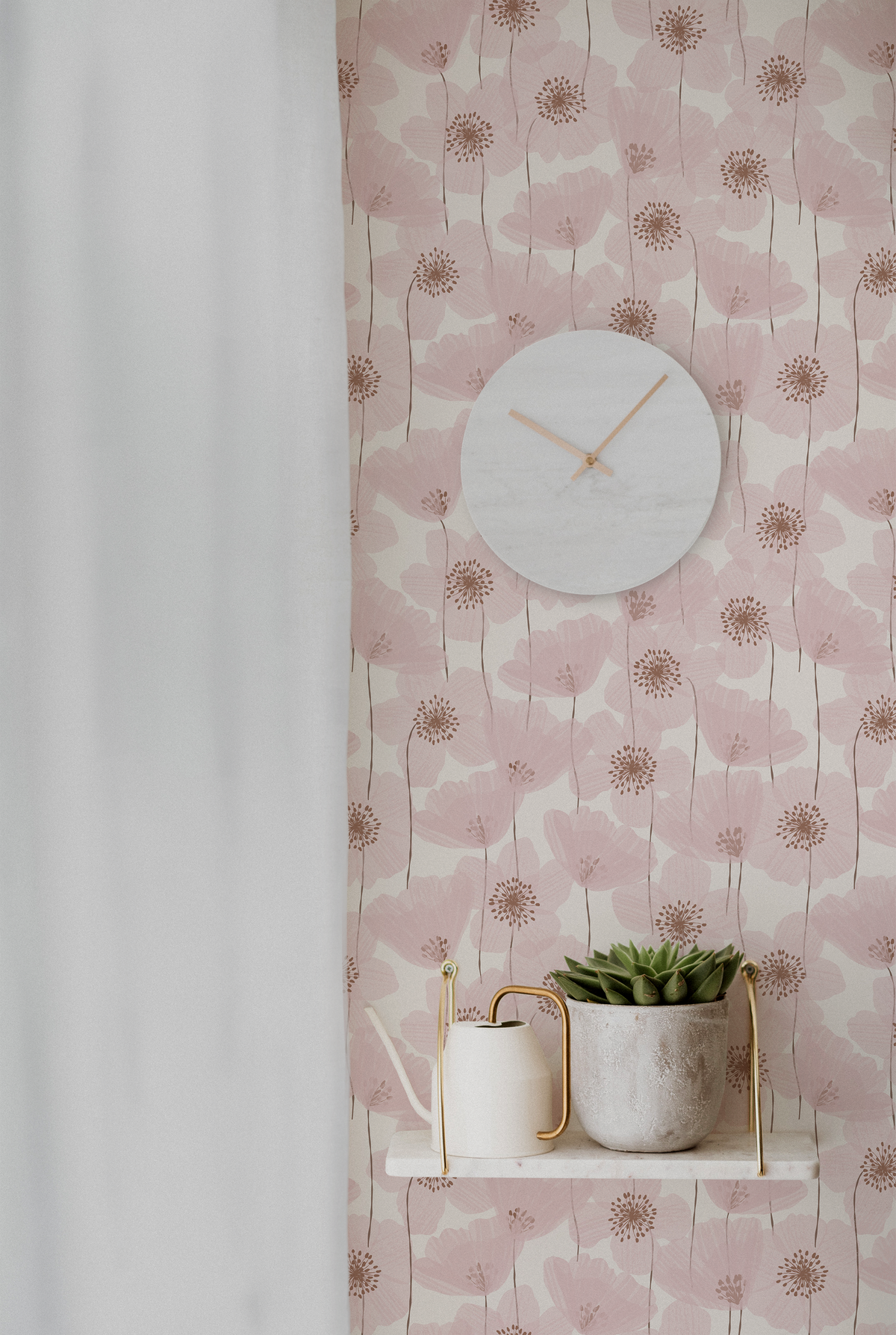 Poppies - Blush Pink