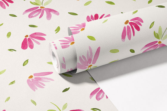 Emma Wallpaper in Pink X Quirky Paisley Designs