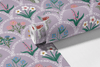 English Cutting Garden Wallpaper in Purple X Kate Clay