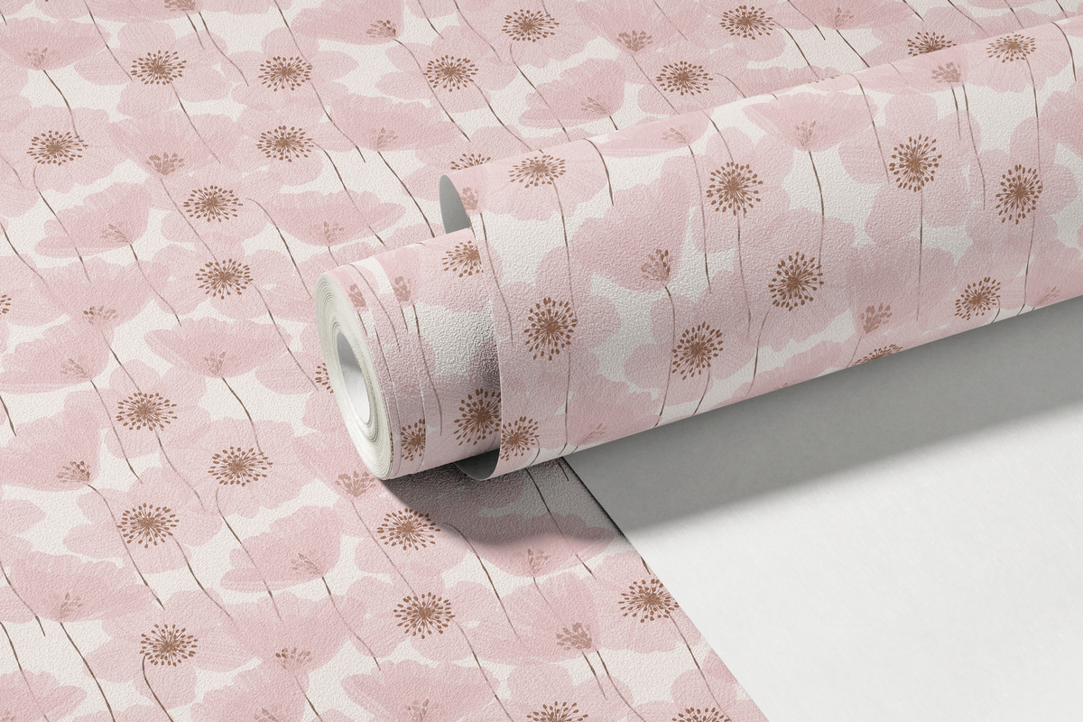Poppies - Blush Pink