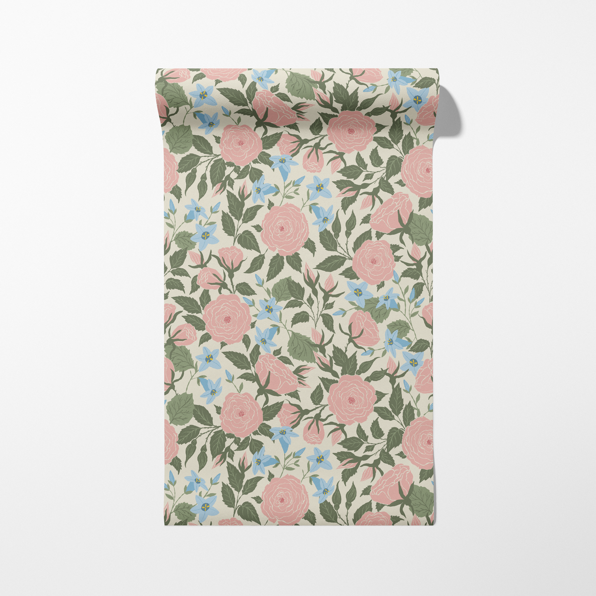 Wild Roses and Bellflowers