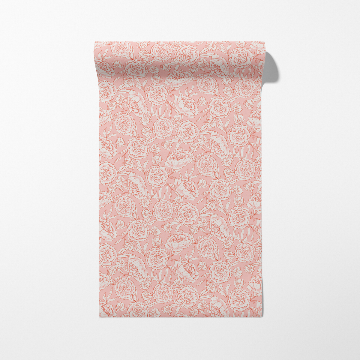 Sketchy Peonies - Pink