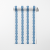 Verona Stripe Wallpaper in Blue X Kate Clay