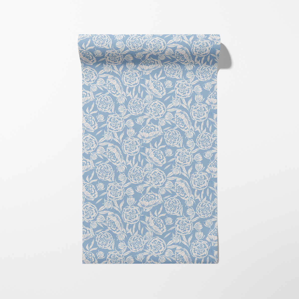 Sketchy Peonies - Blue