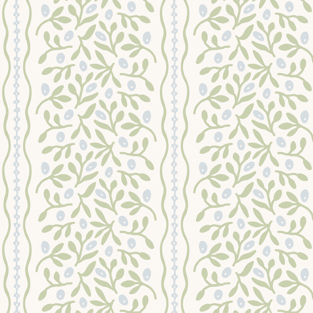 Caroline - Blue/Green
