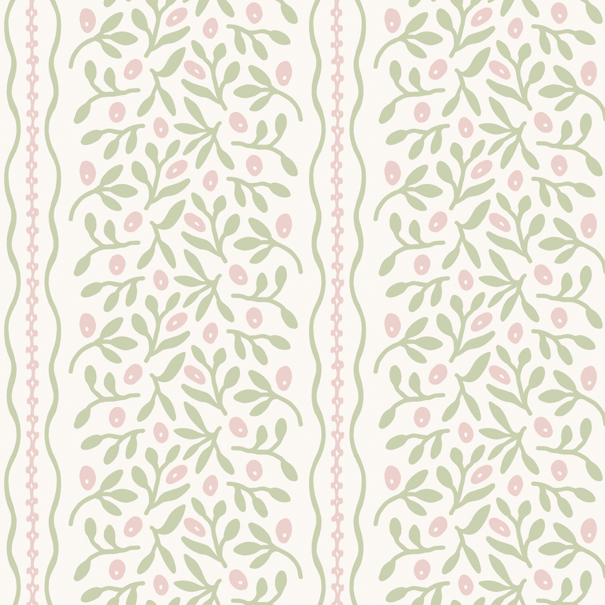 Caroline - Green/Pink