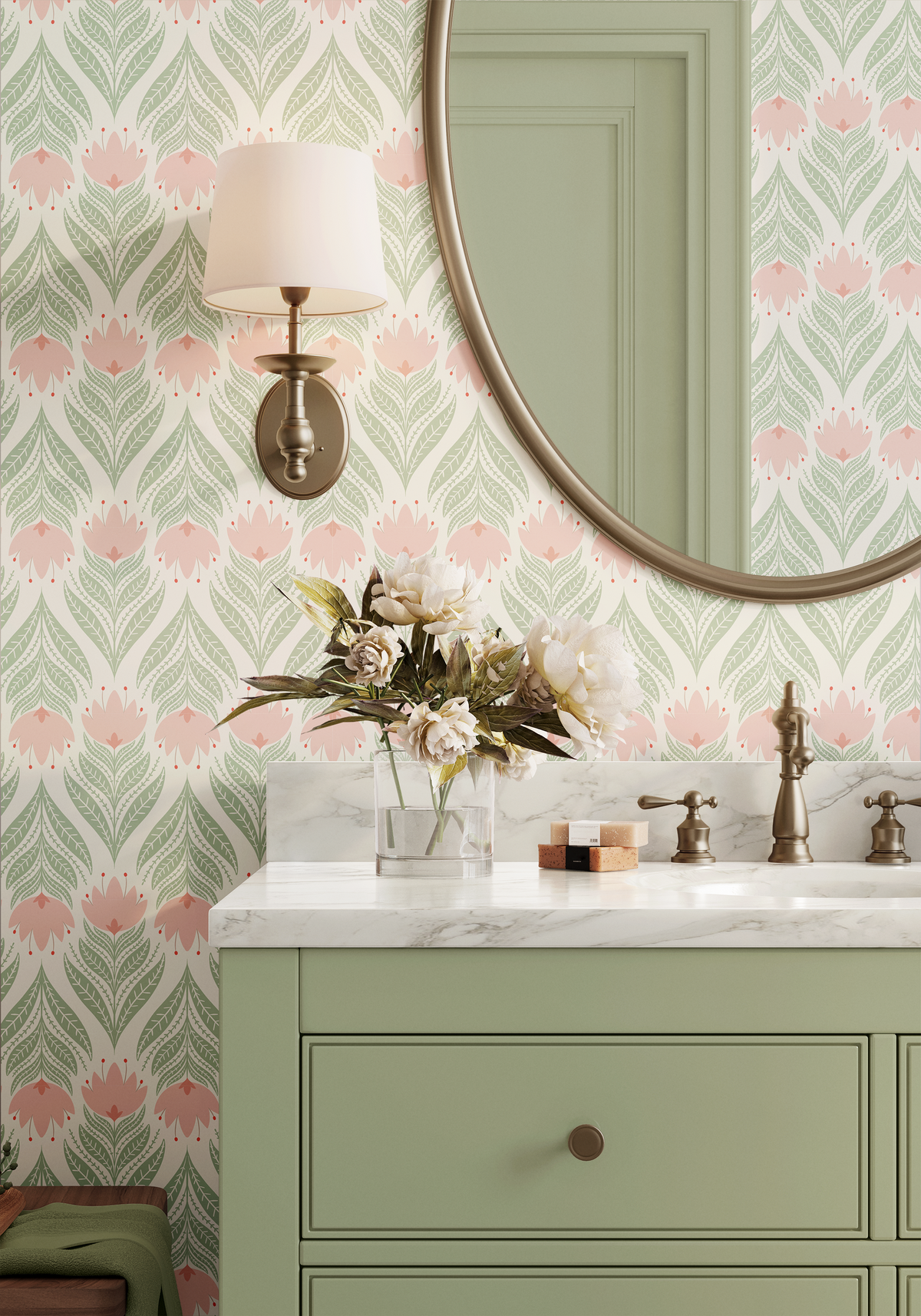 Folky Florals - Cream