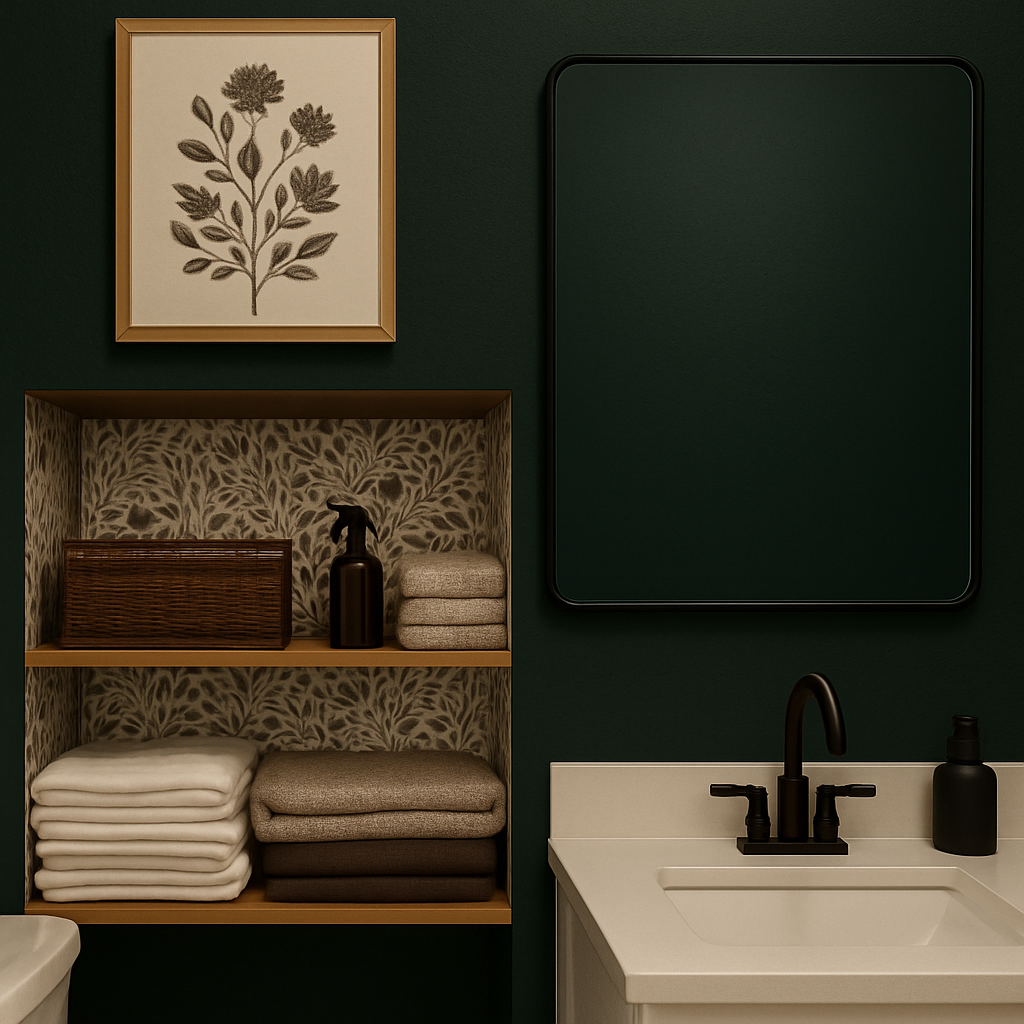 Creative Bathroom Wallpaper Ideas