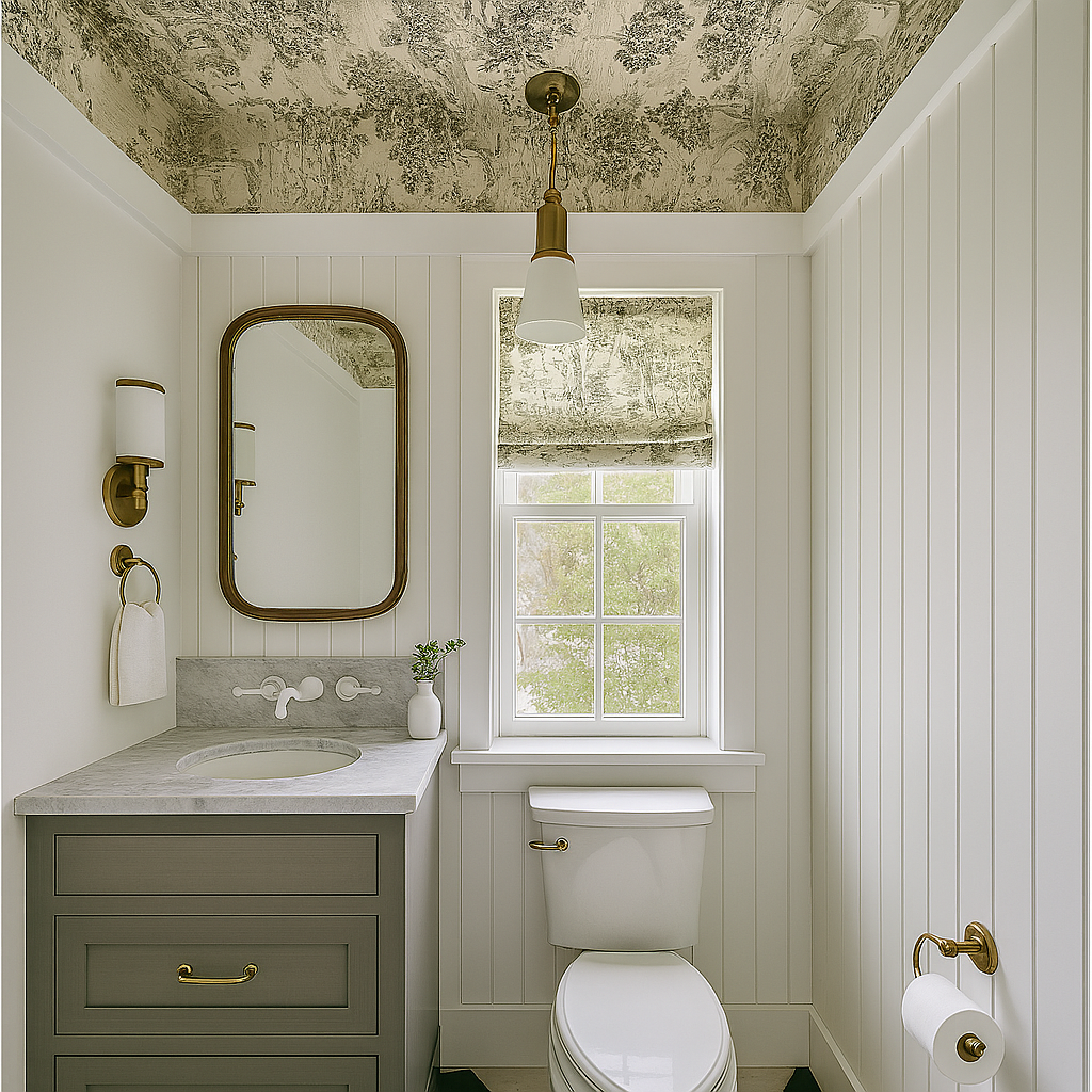 Creative Bathroom Wallpaper Ideas