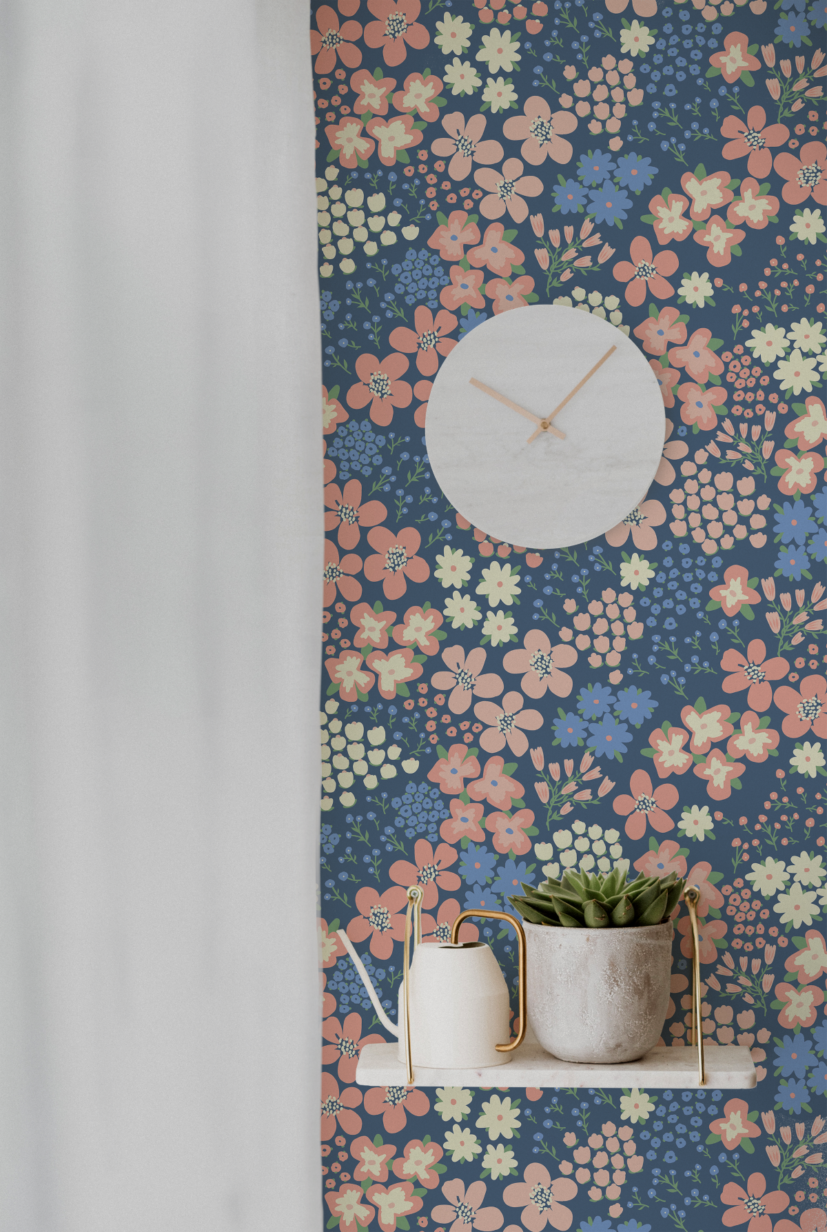 Les Fleurs - Pink &amp; Blue