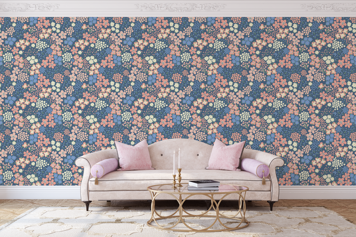 Les Fleurs - Pink &amp; Blue