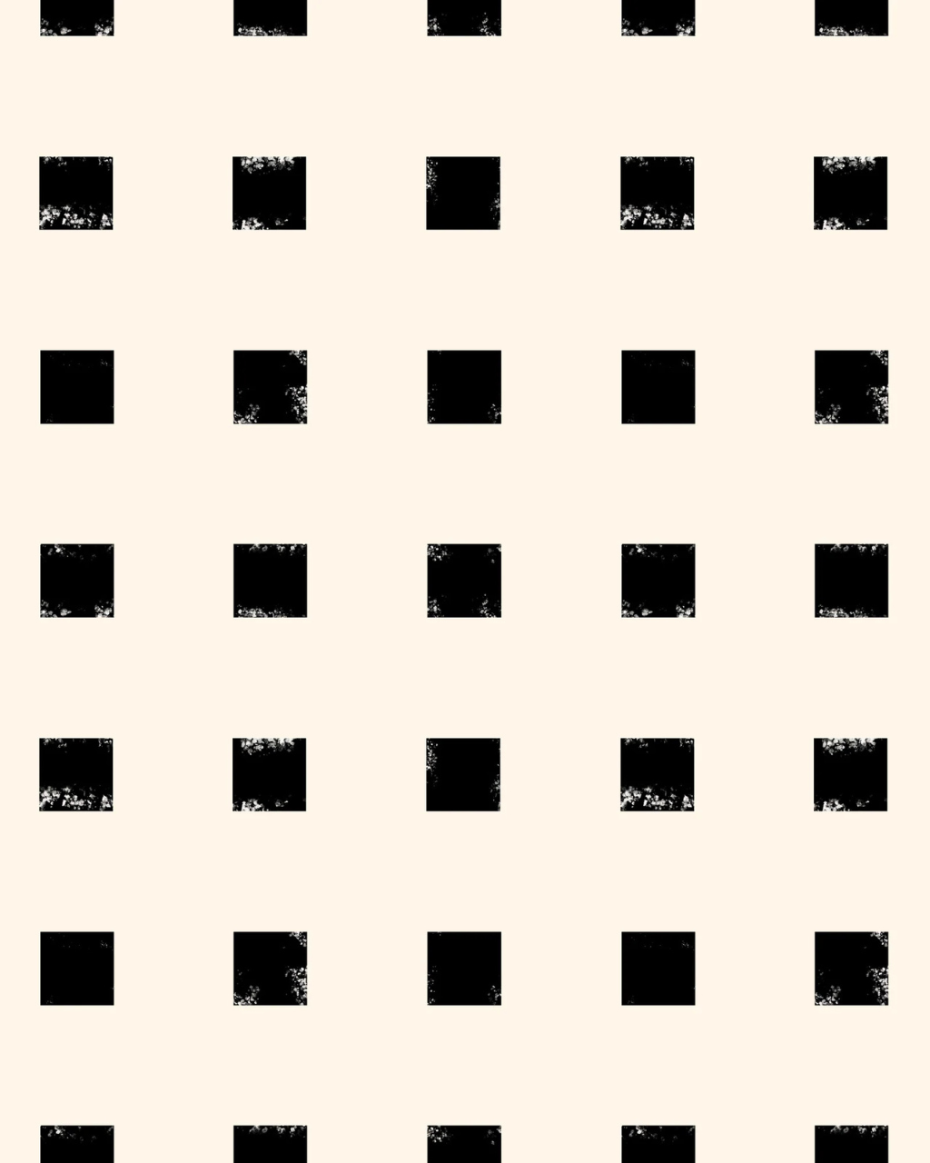 Dallas Black & White Checkerboard peel and stick wallpaper in entryway by Funky Paper Co