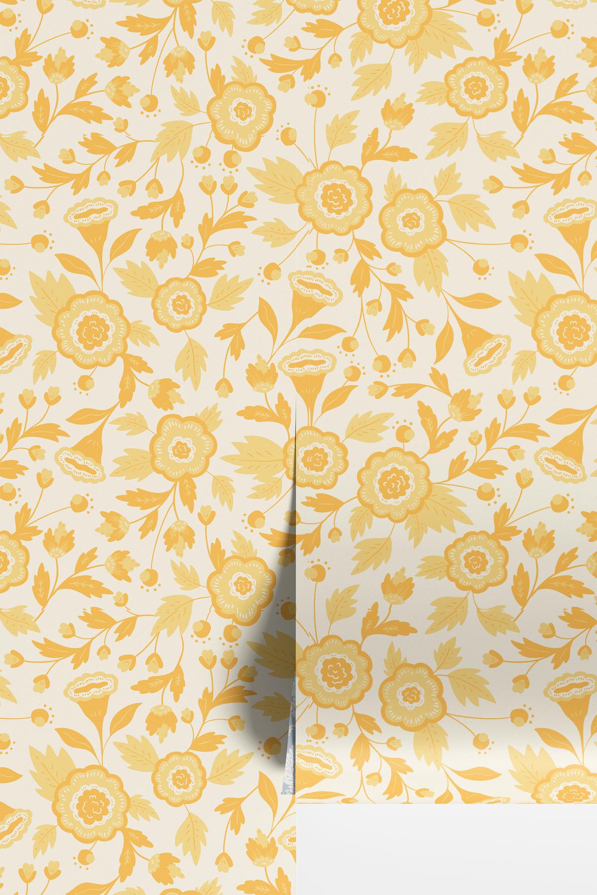 Ditsy Monochromatic Floral - Yellow