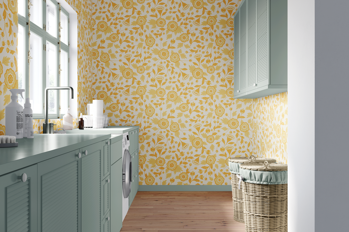 Ditsy Monochromatic Floral - Yellow