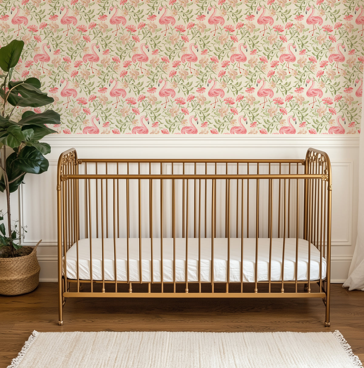 Flamingo Jungle - Beige
