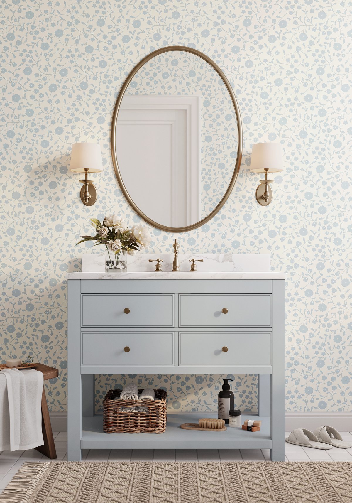 Georgia - Blue/Cream
