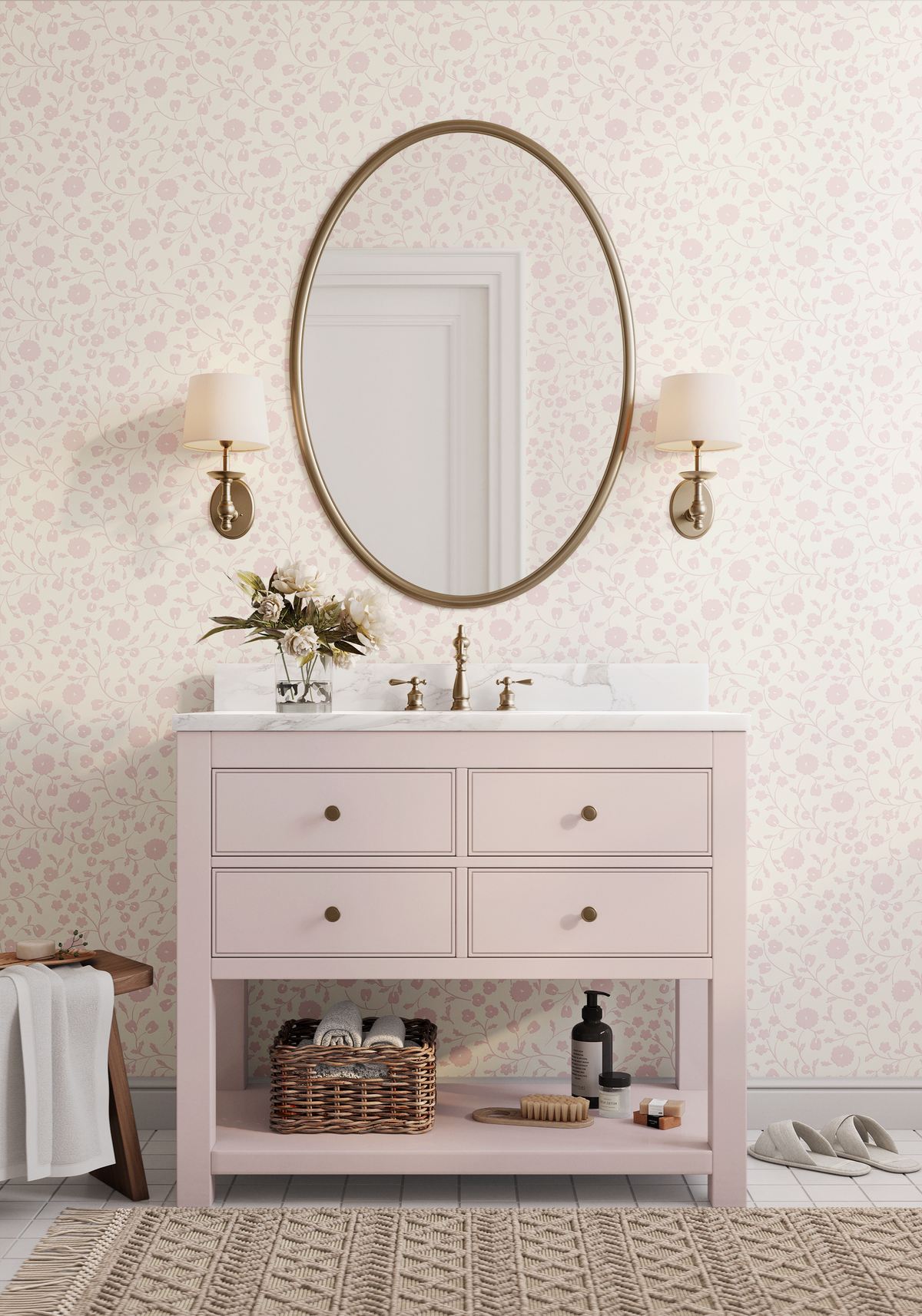 Georgia - Pink/Cream