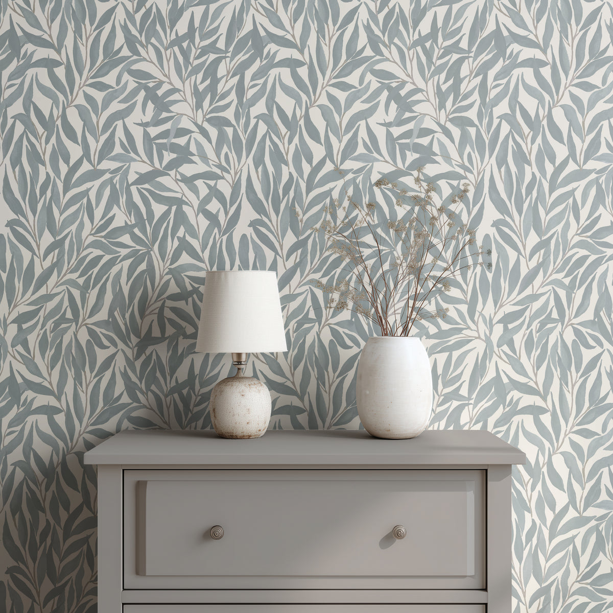 Great Willow - Teal Blue Cream