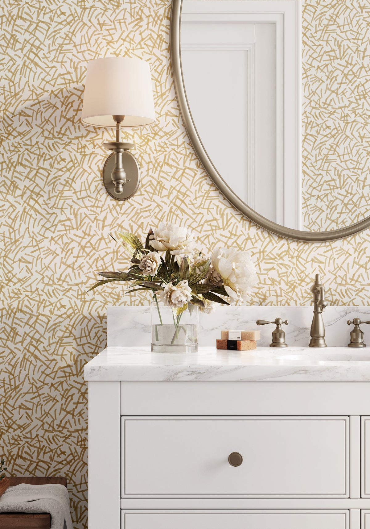 Hatches - Mustard/Beige