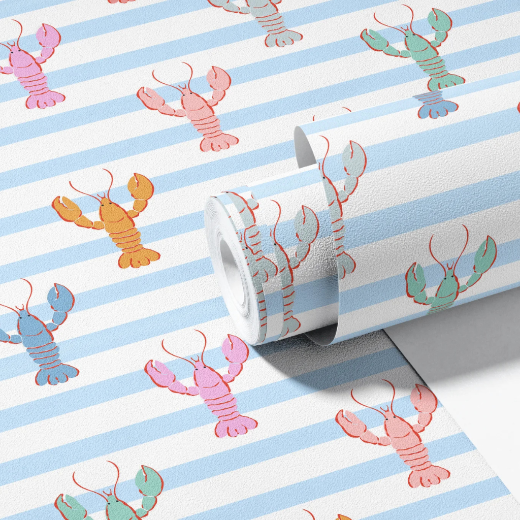 Loud Striped Wallpaper: Interior Design Trends for 2025