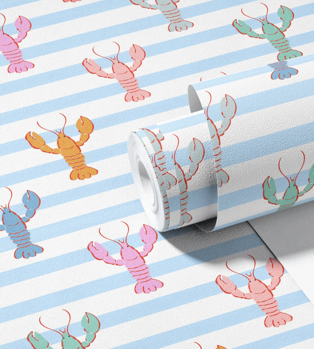 Loud Striped Wallpaper: Interior Design Trends for 2025