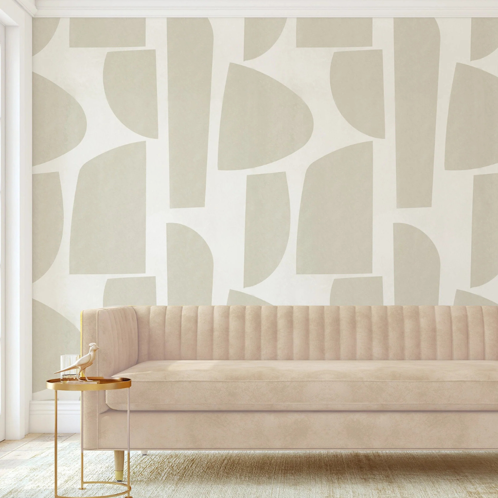 Geometric Bauhaus Wallpaper: Interior Design Trends for 2025