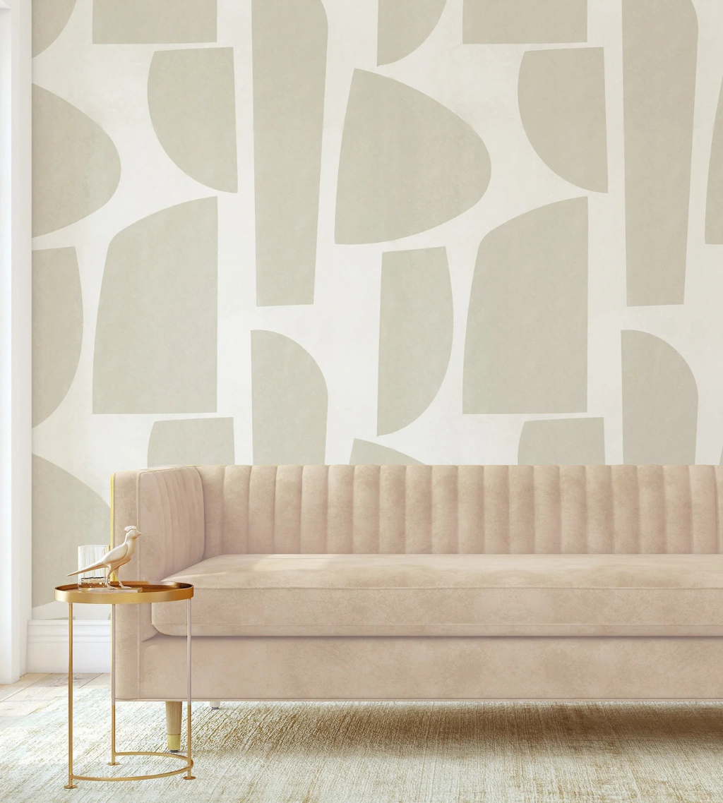 Geometric Bauhaus Wallpaper: Interior Design Trends for 2025