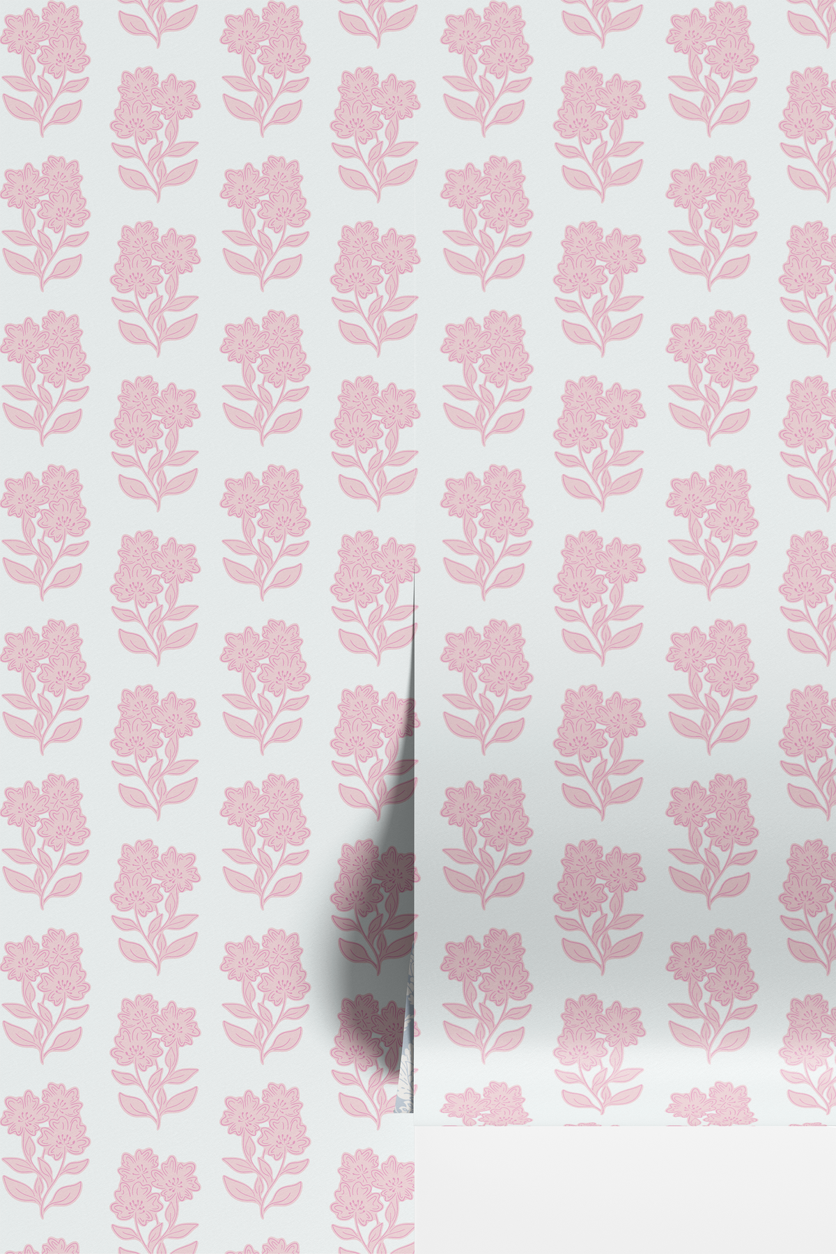 Leafy Flower Stems - Pink