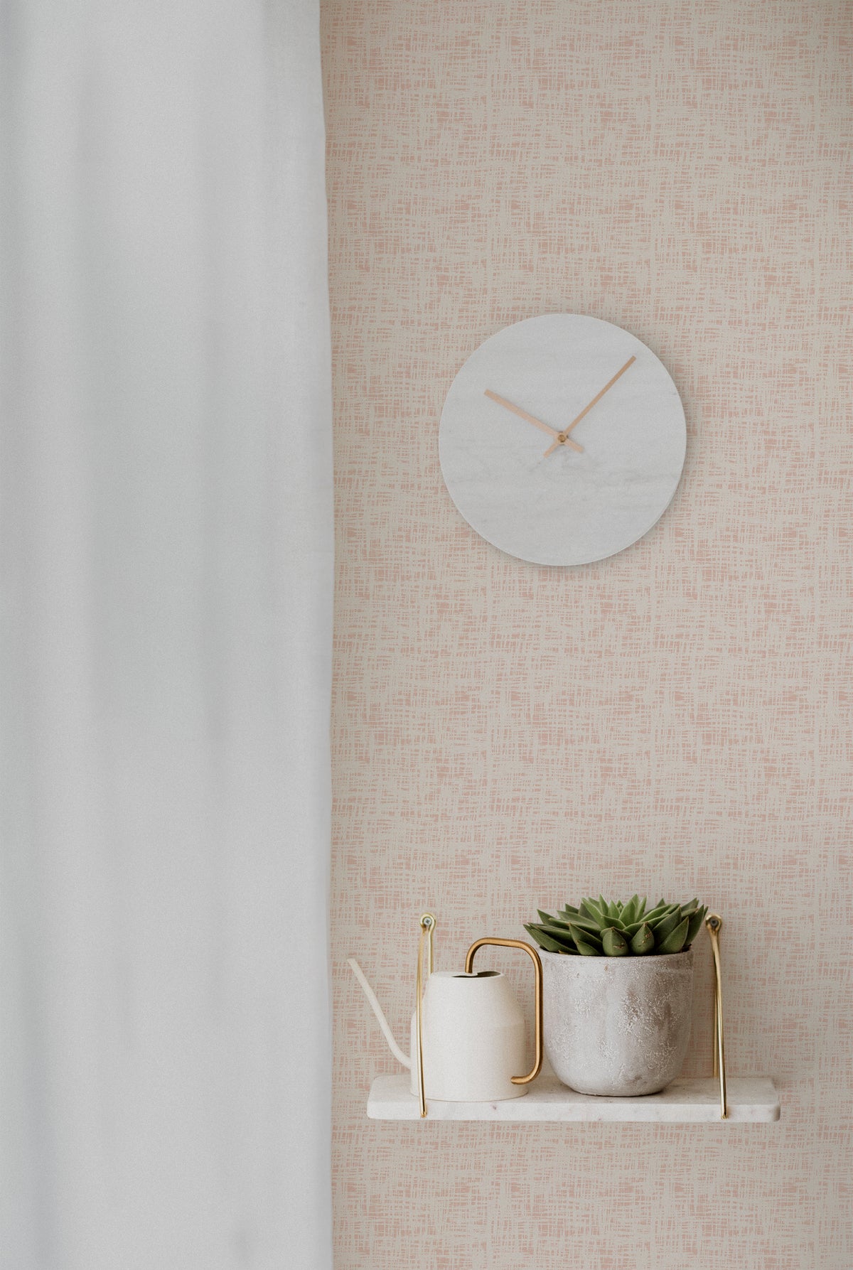 Linen Weave - Pink