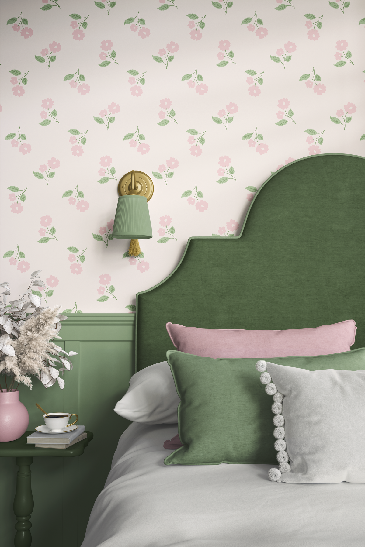 Loose Tossed Floral - Pink