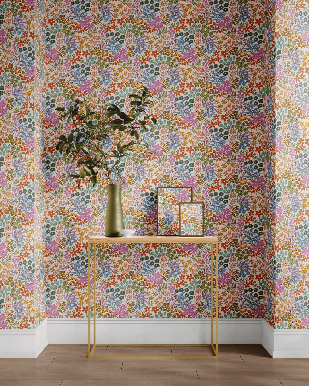 Warm Ditsy Floral - Cream