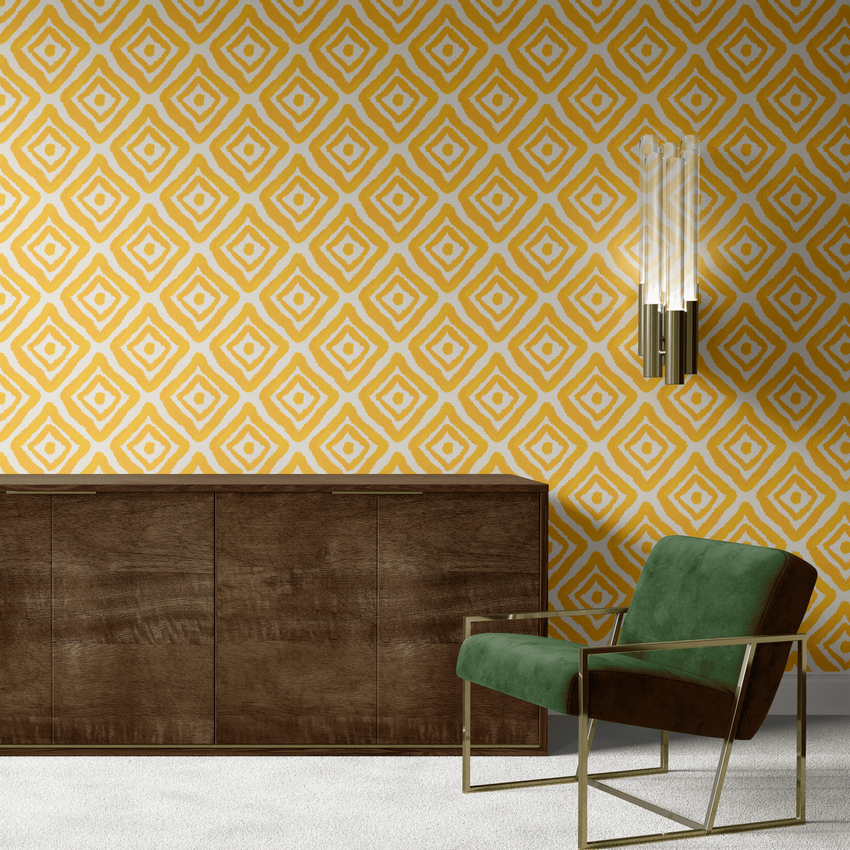 Mediterranean Rhombus- Yellow