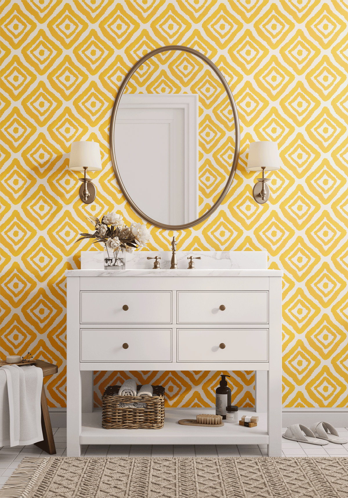 Mediterranean Rhombus- Yellow