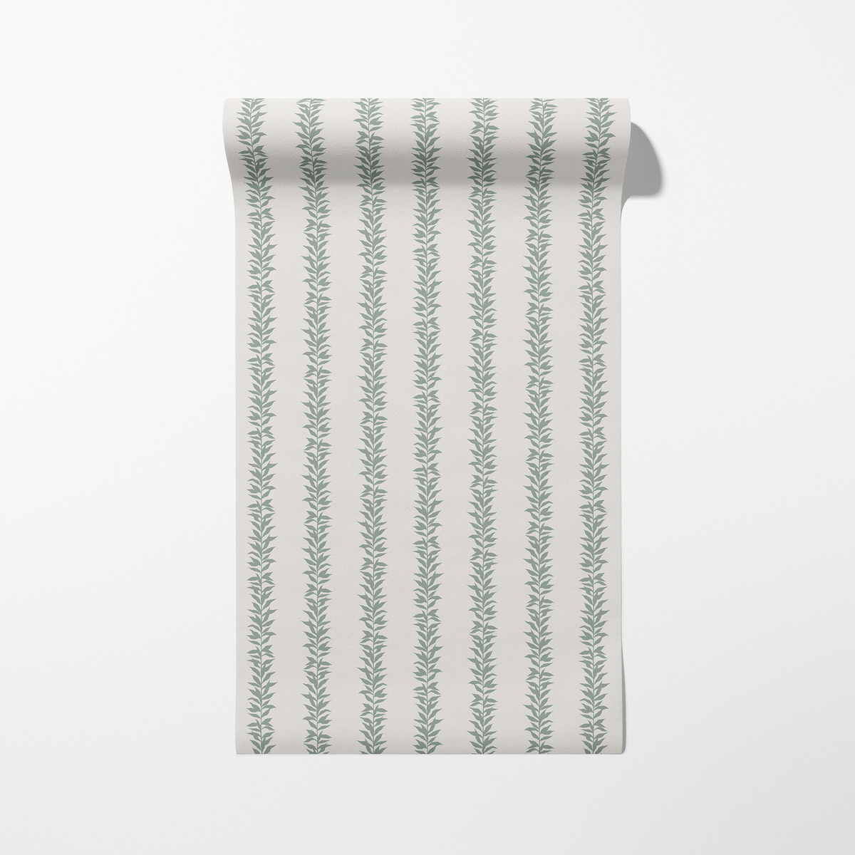 Simple Botanical Stripes - Sage Green